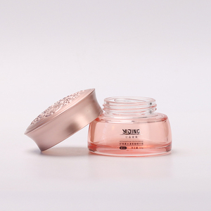 2024 <span class=keywords><strong>YIJING</strong></span>, elegante botella cosmética para el cuidado de la piel con forma de gota de agua de oro rosa, servicio integral para crema facial de 50g - Product Image 2