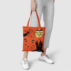 DLBZ Vente en gros Sac fourre-tout en toile de chanvre durable, multifonctionnel, tendance, réutilisable, personnalisé, écologique, pour Halloween - Product Image 4