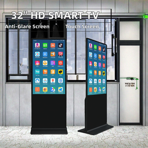 32-inch HD <span class=keywords><strong>Android</strong></span> tương tác di động thông minh TV không dây LCD màn hình cảm ứng hiển thị pin đứng cho trong nhà cửa hàng bán lẻ sử dụng OEM - Product Image 2