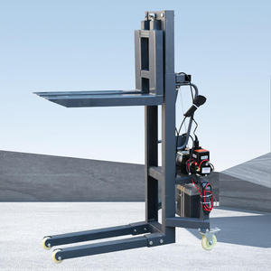 Chariot élévateur à fourche à batterie au plomb-acide, hauteur de levage 120 cm, capacité de charge 300 kg, déplaceur latéral hydraulique pour événements - Product Image 1