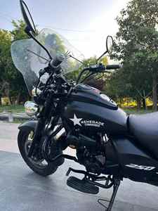 <strong>Halen</strong> Matte Black 250cc American-Style Cruiser Motorcycle High Power and Stability for Long-Distance Travel Used Product Jiangsu - Product Image 2