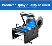 Machine d'étiquetage manuelle portable de bureau pour bouteilles en verre, avec applicateur d'étiquettes adhésives semi-automatique MH, impression de date