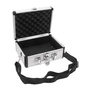 Mehrzweck-Aufbewahrungsbox aus Aluminium mit stoßfestem Schaum und abnehmbarem Riemen - Product Image 4