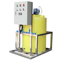 Système de contrôle automatique multifonctionnel PLC pour le dosage chimique d'acide liquide alcalin pH chlore Pompe à eau usée télécommandée