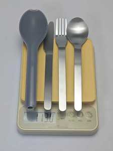 Couteau de table, couteau à steak, fourchettes de table, fourchettes à dessert DF 430 personnalisés en acier inoxydable avec manche martelé de luxe - Product Image 4