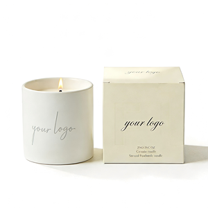 Bougie parfumée personnalisable ENO Private Label OEM ODM avec des huiles parfumées de qualité supérieure, combustion longue durée, parfum personnalisé - Product Image 1