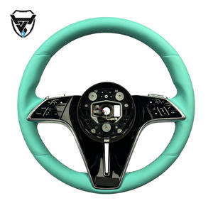 Volant modifié personnalisé en cuir bleu 221 pour Mercedes Benz C GLC E S CLS <span class=keywords><strong>AMG</strong></span> ZC-221-P-F1019 - Product Image 1