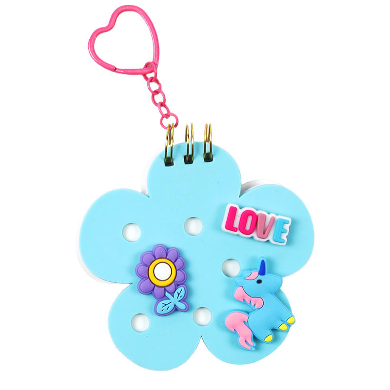 Charm Pad Note Stylish Mini Notebooks Detachable Paper Charms DIY Stationery Holes Fun ...