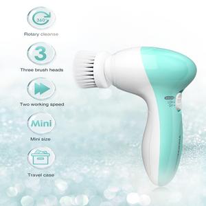 <span class=keywords><strong>TOUCHBeauty</strong></span> Brosse de nettoyage électrique multifonction 3 en 1 Nettoyeur facial Soins de la peau Masseur Appareil de beauté pour le visage des femmes - Product Image 2