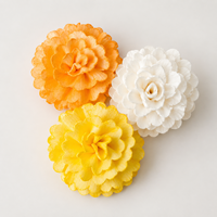 Flor de madera Sola de 5 cm, 50 unidades, ecológica, hecha a mano, difusor de aromaterapia, adorno de varillas, decoración del hogar, servicio de teñido personalizado