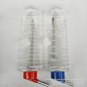 Dispensador de Agua <span class=keywords><strong>para</strong></span> Mascotas Grandes, <span class=keywords><strong>Perros</strong></span> y Gatos, con Diseño de Bola, <span class=keywords><strong>para</strong></span> Conejillos de Indias, Conejos y Ratones, 1000 ml, <span class=keywords><strong>para</strong></span> Jaulas - Product Image 4