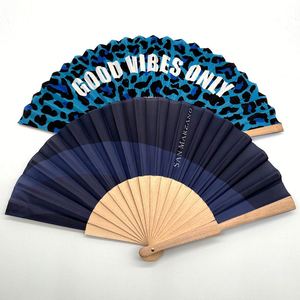 Personalisierter Dekorativer Roter Holz-Faltfächer mit Individuellem Druck, Bambus-Handfächer für Hochzeiten und Geburtstage zum Fabrikpreis - Product Image 2