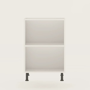 Gabinetes de cocina estilo americano moderno modular MFD tablero de partículas en caja estilo coctelera color madera blanca muebles de cocina - Product Image 3