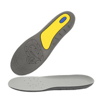 Semelles Unisexe à Soutien de la Voûte Plantaire Confortables et Respirantes en Mousse PU pour la Course, Amortissantes et Anti-choc, Lot de 2