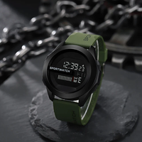 POSHI montre de sport pour homme montre-bracelet numérique de luxe chronomètre lumineux avec Date semaine Original mâle horloge Reloj
