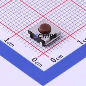 DTSL-62N-V-T/R Tactile Switch SMD Switch Single Pole Single Throw Round Button 1.6N Vertical Mount - Product Image 1