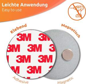 Juego de 2/3/5/10/20, instalación rápida y segura sin perforación, montaje magnético autoadhesivo para Detector de humo, diámetro de 50 mm para el hogar - Product Image 3