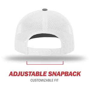 Casquette de baseball ajustable noire style maille Richardson 112 personnalisable avec logo pour hommes - Product Image 3