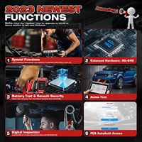 Alat diagnostik pemindai OBD2 MK808Z-BT, untuk Autel MaxiCOM MK808BT PRO, sistem Penuh tes aktif dua arah mesin baterai