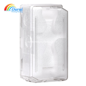 Caja de Plástico Transparente para un Solo Reloj, Resistente a Impactos, con Tapa Abatible y Espuma Protectora para Envío y Exhibición - Product Image 1