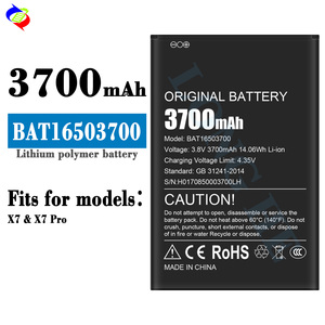 3700mAh 3.8V bat16503700 có thể sạc lại Li-ion thay thế pin cho <span class=keywords><strong>DOOGEE</strong></span> <span class=keywords><strong>X7</strong></span>/<span class=keywords><strong>X7</strong></span> por - Product Image 2