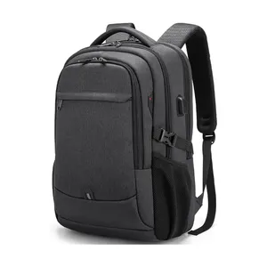 17 Zoll Laptop-Rucksack für Reisen wasserdichter College-Rucksack für Herren Laptop-Tasche mit USB-Ladestation