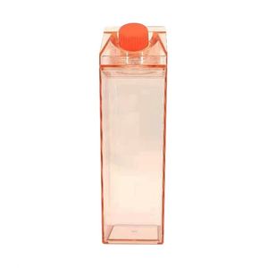 Gobelet publicitaire carré en plastique de 1000 ml, style carton de lait coréen, avec couvercle et paille, pour boisson directe, compatible lave-vaisselle, idéal pour les fêtes, design minimaliste - Product Image 4