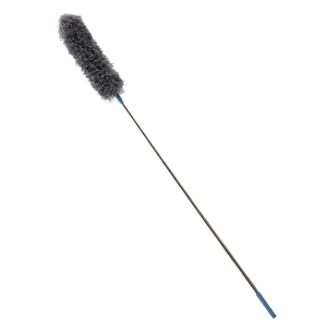Brosse de nettoyage de voiture, <span class=keywords><strong>plumeau</strong></span> à plumes rétractable et allongé en acier inoxydable, perche à cheveux électrostatique, <span class=keywords><strong>plumeau</strong></span> à poussière domestique - Product Image 2
