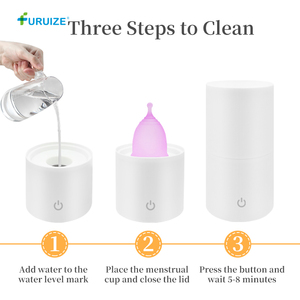 Esterilizador de Vapor Eléctrico con Pantalla Táctil Furuize OEM, Limpiador Portátil para Copas Menstruales de Silicona Reutilizables - Product Image 3