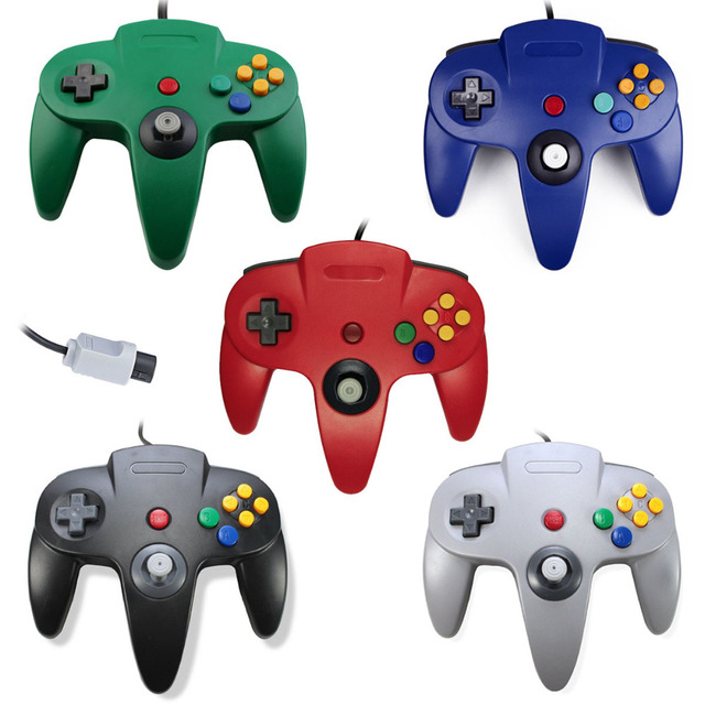 Honcam Joypad Joystick Nintendo 64 Wired Game Controller for Nintendo 64