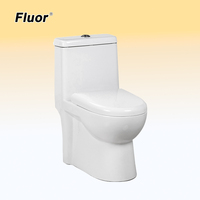 WC monobloc en céramique noir étanche pour femmes et hommes, pour salle de bain