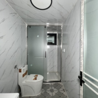 Maison conteneur extensible étanche Huaying à prix abordable pour bureau, bureau à domicile, bar et salle de bain, design moderne du milieu du siècle