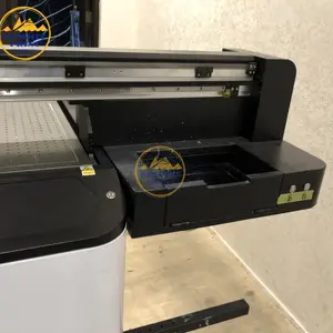 Impresora de inyección de tinta Digital plana, tamaño A2 de gran formato, LED UV 6090 para impresión de Metal y madera de vidrio