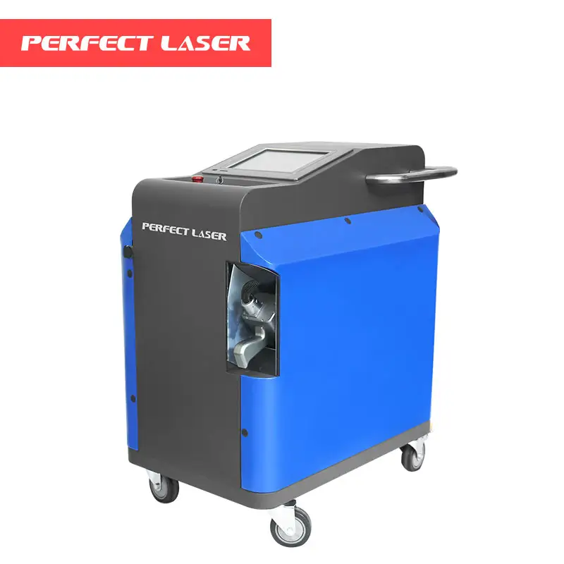 Portable Handheld 100W 200W New Pulsed Parts Paint Steel Metal Surface Rust Remover laser Cleaner Stripping Cleaning Machine