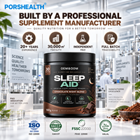 Complément alimentaire naturel à base de plantes pour le sommeil, sans mélatonine, extrait de racine de valériane, aide au sommeil profond, soutien immunitaire, marque privée, OEM, ODM