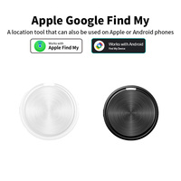 Traceur GPS intelligent étanche IP67 en métal brossé avec logo personnalisé, suivi en temps réel pour clés, portefeuille, chat, chien et animaux de compagnie