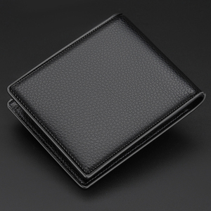名入れ可能 レザー財布ギフトセット 二つ折り メンズ RFIDブロック機能付き 本革 ウォレット - Product Image 2