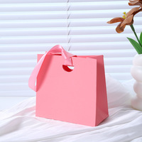 Emballage de bonbons de mariage, sacs cadeaux en papier couché de luxe personnalisés, poignées en ruban, matériaux recyclés, impression offset pour la fabrication de bougies