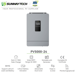Kit Completo de Panel Solar de 3.6kw 5kw para Uso Doméstico, Sistema de Energía Solar de 3600w SW3600W-OFF, Sistema de Energía Solar Doméstico de 10kw - Product Image 4