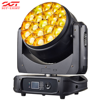 Foco móvil profesional de 19 piezas y 40W con LED Bee Eye, luz de lavado 2800K-8500K CTO 17/21/25/37 canales para uso en teatro, estudio de TV y proyectos de espectáculos