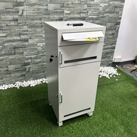 Boîte aux lettres extérieure antivol WELDON WDPB-57, autoportante, étanche, durable, avec revêtement en poudre, grande capacité