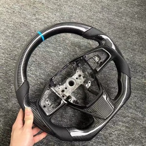 Volante Deportivo de Cuero para Automóvil, Accesorios para <span class=keywords><strong>Honda</strong></span> Civic Accord <span class=keywords><strong>CRV</strong></span> XRV de 10.ª Generación, Volante de Fibra de Carbono Forjado - Product Image 3