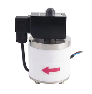 Op maat gemaakte <span class=keywords><strong>2</strong></span>-weg hoogtemperatuur watermagneetklep met corrosiebestendig PTFE-materiaal voor agressieve chemicaliën - Product Image 2