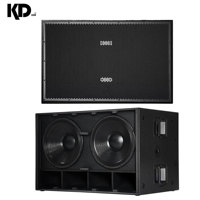 Subwoofer Activo Doble de 18 Pulgadas con Imán de Neodimio 8006, Sistema de Audio Profesional de Alta Potencia de 2500 W para Escenarios