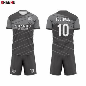 Ropa de fútbol personalizada Kits de fútbol Uniforme de fútbol para hombre Guangzhou Fútbol Impreso Número Jerseys Diseños de fútbol - Product Image 5