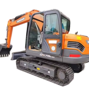 Importation d'une mini-pelle Doosan DX75-9c d'occasion, 7,5 tonnes, d'occasion, à chenilles, emballage EPR Allemagne, emballage EPR France - Product Image 2