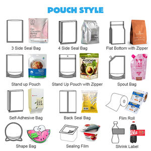 Stampa digitale su misura con chiusura a Zip lamina fustigata per uso alimentare richiudibile polvere di Mylar sacchetto di imballaggio con logo - Product Image 6