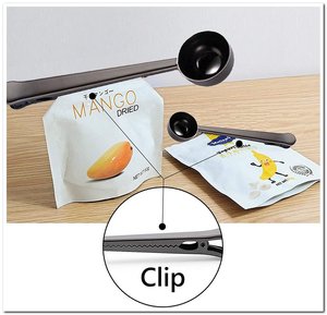 Cuchara Medidora de Café de 1 Cucharada con Clip Incorporado, Cuchara de Acero Inoxidable para Café Molido, Espresso, Granos de Café, Proteína en Polvo, Té - Product Image 5