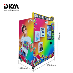 DKM Solución Integral de Impresión de Camisetas, Máquina Expendedora de Ropa con Logotipo Personalizado, Venta al Por Mayor, Soporte OEM ODM, Pantalla Grande - Product Image 6
