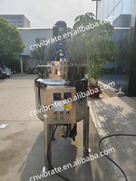 Homogénéisateur liquide multifonctionnel VBJX, mélangeur à double vis avec enveloppe chauffante circulante, réservoir mélangeur de liquides